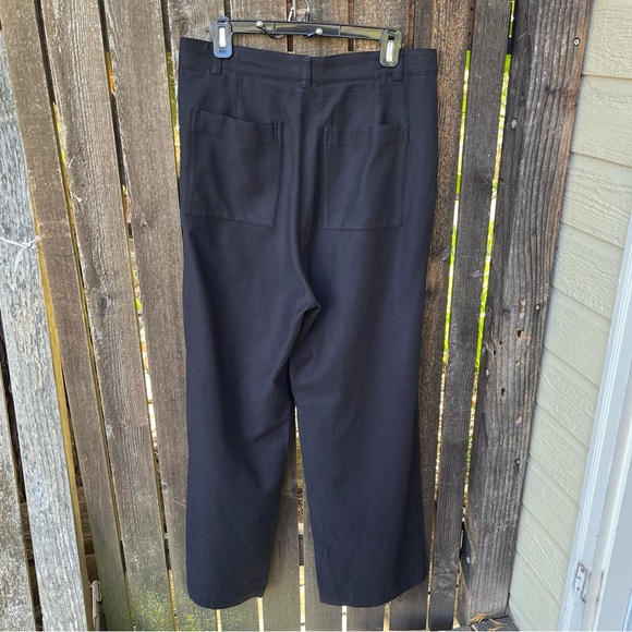 COS Men’s Black Cotton Lyocell Trouser Pants Sz 32R/48 EU - Picture 8 of 15